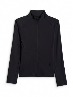 4F 4F Bluza BASIC+ Czarny Slim Fit