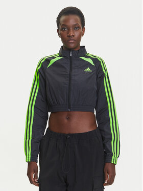 adidas adidas Bluză Teamgeist adicolor JZ8273 Negru Slim Fit