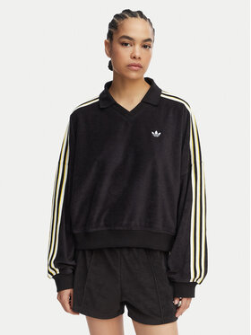 adidas adidas Mikina Terry Towel KD1402 Černá Oversize