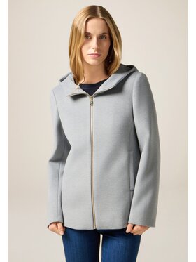 Oltre Oltre Płaszcz 8722R001289N013 Szary Baggy Fit