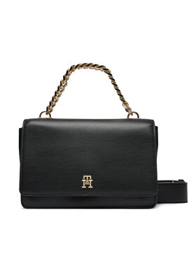 Tommy Hilfiger Tommy Hilfiger Torbica Th Refined Med Crossover AW0AW15725 Crna