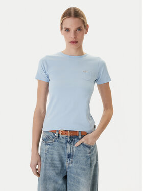 Guess Guess T-Shirt W5RI52 J1314 Světle modrá Regular Fit