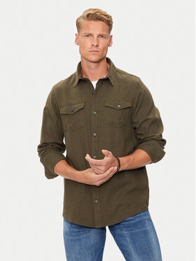 Brave Soul Brave Soul Koszula MSH-230CONANB Khaki Regular Fit