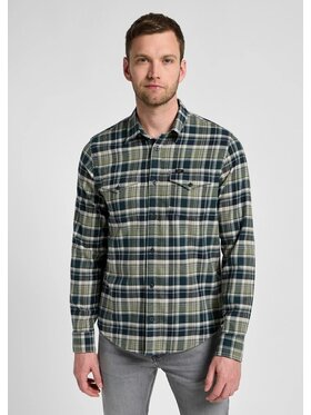 Lee Lee Koszula REGULAR SHIRT Zielony Regular Fit