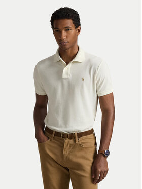 Polo Ralph Lauren Polo Ralph Lauren Polo 710680784372 Écru Custom Slim Fit