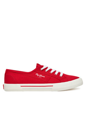 Pepe Jeans Pepe Jeans Teniszcipő Brady Basic W PLS31287 Piros