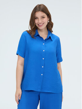 Fiorella Rubino Fiorella Rubino Koszula 5070T001574N024 Turkusowy Regular Fit
