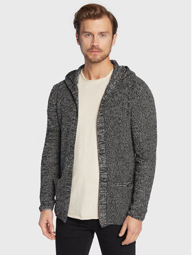 Redefined Rebel Redefined Rebel Kardigan Cabe TINCSN498 Czarny Regular Fit