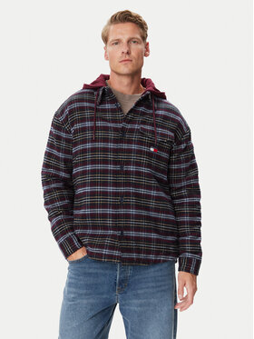 Tommy Jeans Tommy Jeans Πουκαμισοτζάκετ DM0DM23521 Μπορντό Relaxed Fit