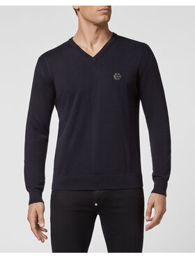 PHILIPP PLEIN PHILIPP PLEIN Maglione 10419 Blu scuro Regular Fit