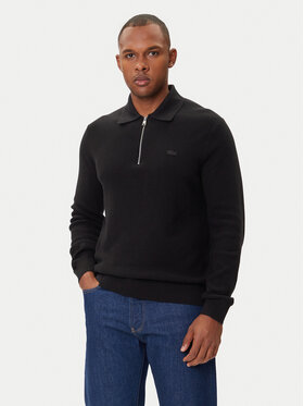 Lacoste Lacoste Sweter AH5187 Czarny Regular Fit