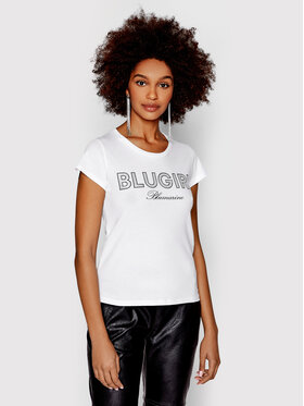 Blugirl Blumarine Blugirl Blumarine T-Shirt RA2258 J5972 Biały Regular Fit