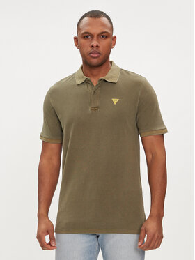 Guess Guess Polo F3GP00 K9WF1 Zielony Regular Fit