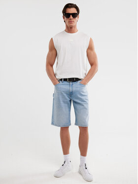 BIG STAR BIG STAR Szorty jeansowe ALEKSY_WORKWEAR_220_110 Niebieski Regular Fit