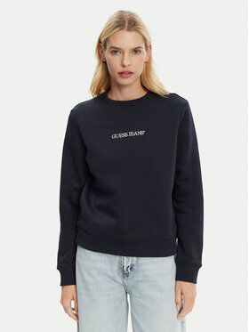 Guess Jeans Guess Jeans Μπλούζα W4YQ10 KC811 Σκούρο μπλε Regular Fit