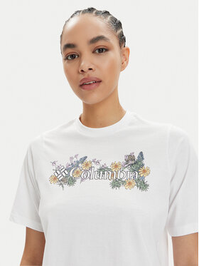 Columbia T-shirt North Cascades™ 1992085 Bijela Relaxed Fit