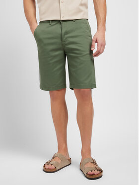 Lee Lee Szorty materiałowe REGULAR CHINO SHORT Zielony Regular Fit