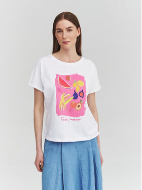 TATUUM TATUUM T-Shirt NILS 1 Biały Classic Fit