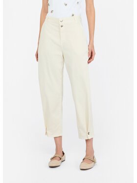 Liu Jo Liu Jo Spodnie materiałowe MF5307T819120304 Beżowy Carrot Fit