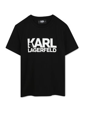 Karl Lagerfeld Kids Karl Lagerfeld Kids T-shirt Z30435 D Nero Regular Fit