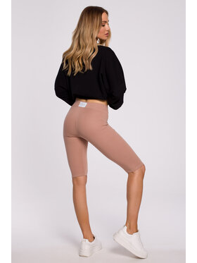 Made of Emotion Made of Emotion Pantaloncini di tessuto M593 Beige