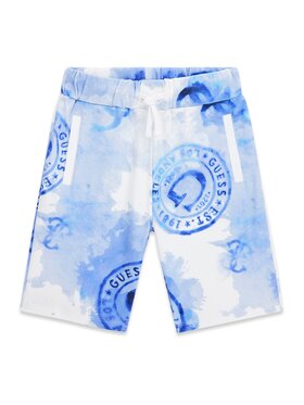 Guess Guess Športové kraťasy L6GD00 KA6R4 Modrá Regular Fit