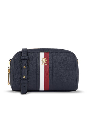 Tommy Hilfiger Tommy Hilfiger Geantă Th Emblem Crossover Corp AW0AW15284 Bleumarin