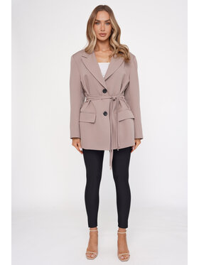 lemoniade lemoniade Marynarka L764Z Cappuccino Brązowy Oversize