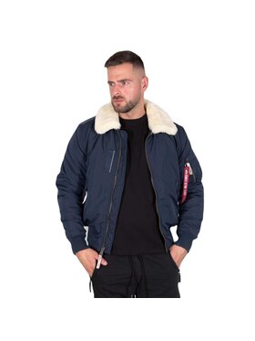 Alpha Industries Alpha Industries Kurtka bomber AI.143104-07 Granatowy Vintage Fit