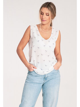 FIGL FIGL Blúzka M1076 Biela Regular Fit