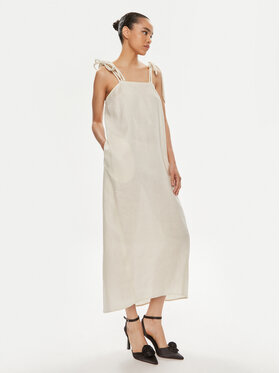 Max Mara Leisure Max Mara Leisure Kleid für den Alltag Senna 2416221038 Écru Relaxed Fit