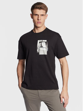 Calvin Klein Calvin Klein T-Shirt Modern Graphic K10K110792 Černá Regular Fit