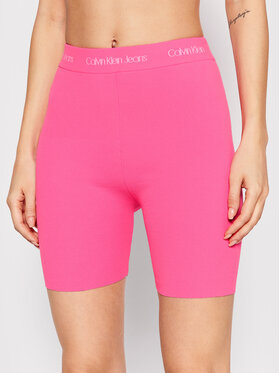 Calvin Klein Jeans Calvin Klein Jeans Szorty rowerowe J20J219637 Różowy Slim Fit