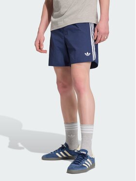 adidas adidas Szorty materiałowe 159299 Niebieski jasny Regular Fit