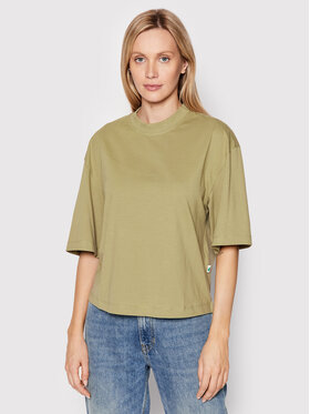 Urban Classics Urban Classics Tričko Organic TB4077 Zelená Oversize