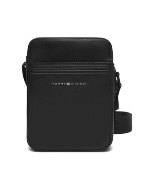 Tommy Hilfiger Tommy Hilfiger Geantă crossover Th Business Leath Mini Reporter AM0AM13215 Negru