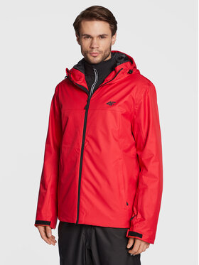 4F 4F Lyžařská bunda H4Z22-KUMN001 Červená Regular Fit