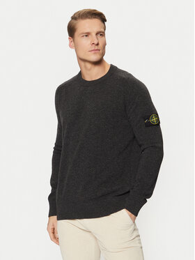 Stone Island Stone Island Megztinis 8115545B4 Pilka Regular Fit