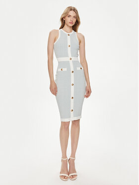 Elisabetta Franchi Elisabetta Franchi Úpletové šaty AM-80B-42E2-V400 Modrá Slim Fit