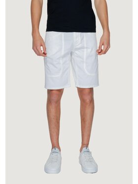 Jeckerson Jeckerson Shorts da mare JAYDE001 Bianco Bermuda Fit