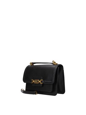 Michael Kors Michael Kors Torebka Black Leather Shoulder Czarny