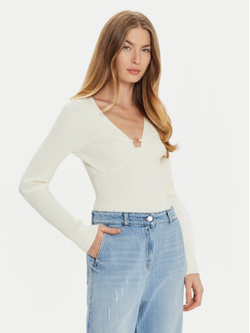 TWINSET TWINSET Sweater 242TP3132 Ekru Slim Fit