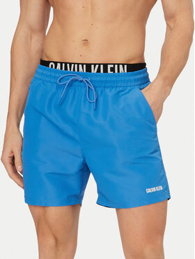 Calvin Klein Swimwear Calvin Klein Swimwear Pantaloni scurți pentru înot LV00N61015 Albastru Regular Fit
