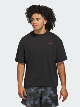 adidas adidas Koszulka techniczna 151077 Czarny Loose Fit