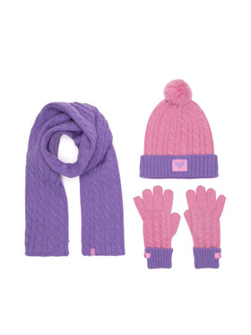 Roxy Roxy Set kapa, šal i rukavice RX-KF-001-AW24 Ljubičasta