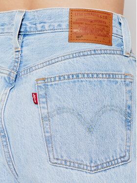 Levi's® Jeans Hlače 501® Crop 36200-0124 Svetlo Modra Cropped Fit