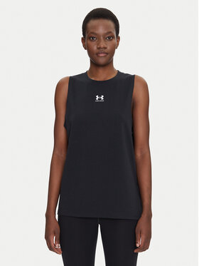 Under Armour Under Armour Φανελάκι τεχνικό Rival Muscle 1383659 Μαύρο Regular Fit
