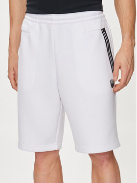 EA7 Emporio Armani EA7 Emporio Armani Спортивні шорти 8NPS08 PJ4EZ 1100 Білий Regular Fit