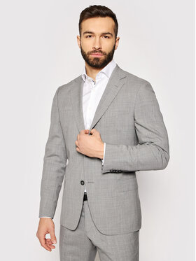 Oscar Jacobson Oscar Jacobson Marynarka Edmund 3050 8515 Szary Slim Fit