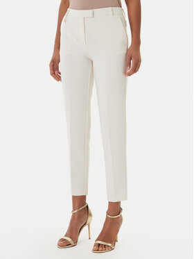 Fracomina Fracomina Pantaloni di tessuto FR26SV4002W42901 Crema Slim Fit